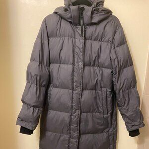 Quince puffer long down jacket